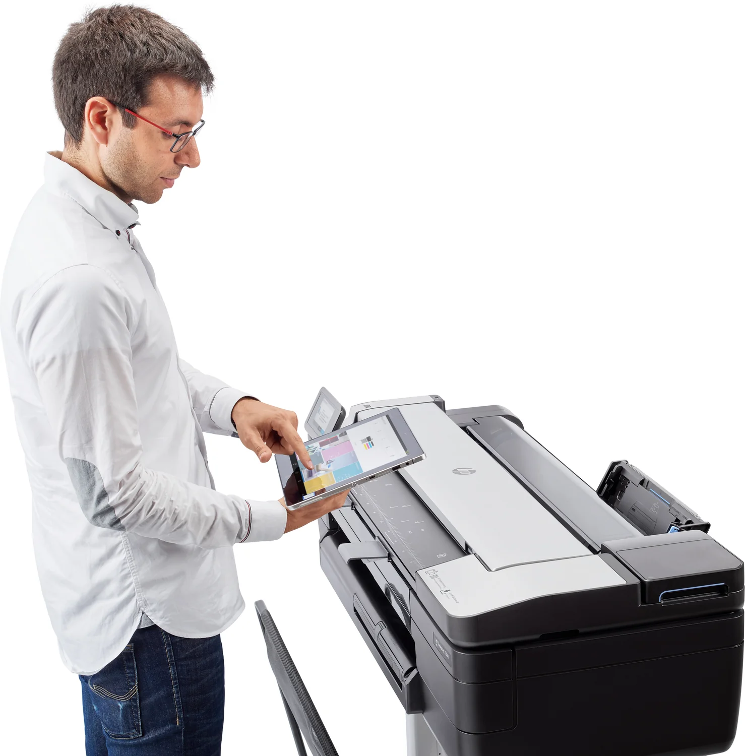 Plotter multifunções HP DesignJet T830 24'' Wi-Fi jato de tinta cor 2400x1200 DPI - Imagem 8