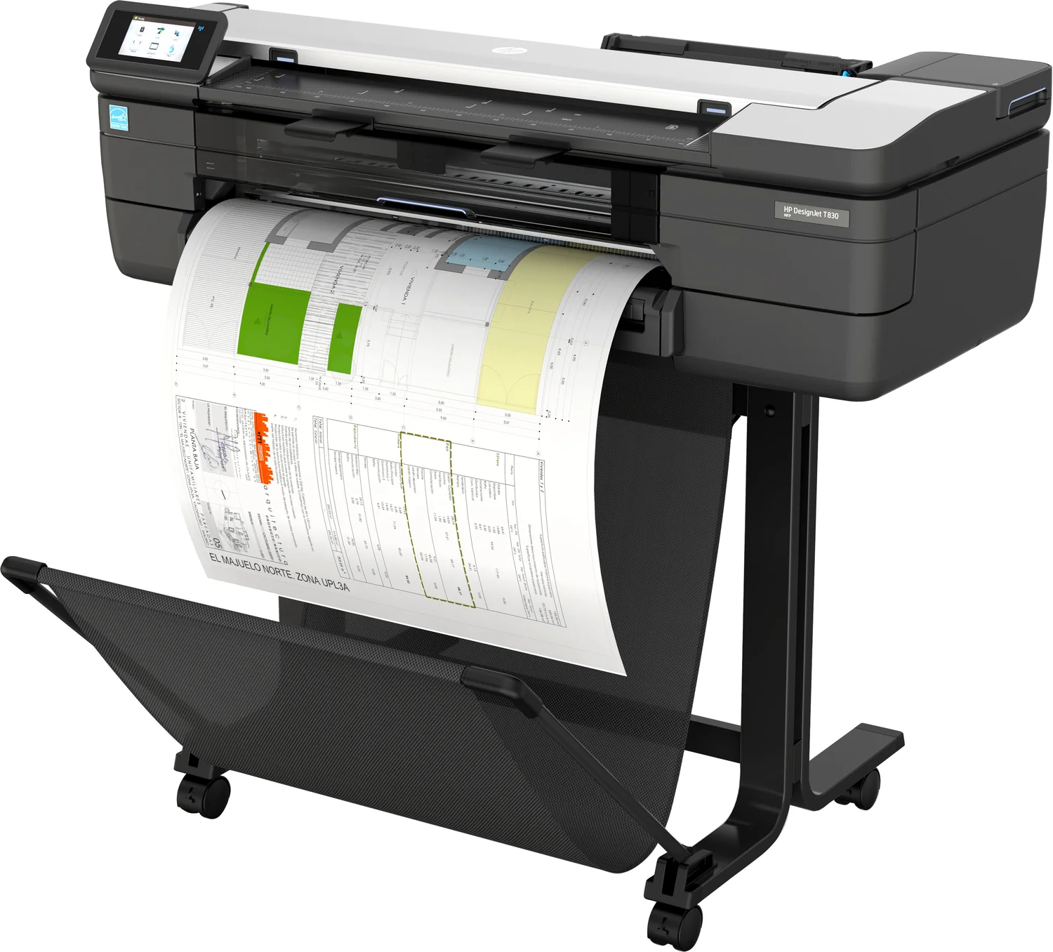 Plotter multifunções HP DesignJet T830 24'' Wi-Fi jato de tinta cor 2400x1200 DPI - Imagem 2
