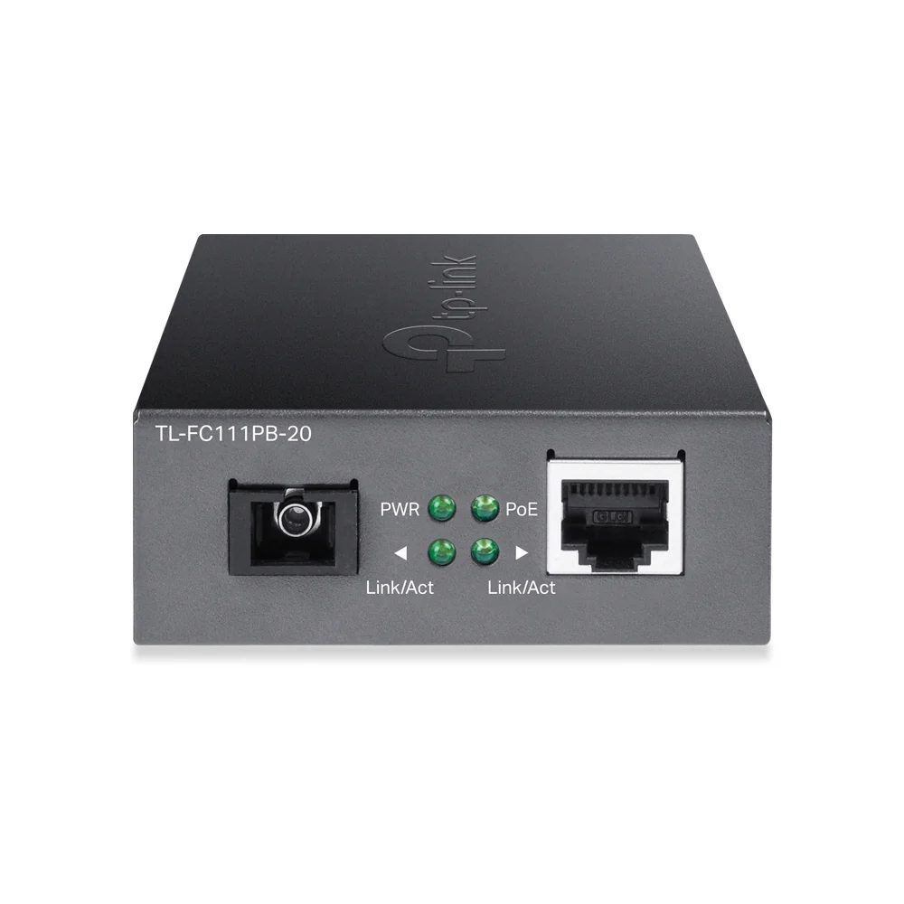 Conversor de média TP-Link TL-FC111PB-20 Fast Ethernet WDM SC monomodo PoE 20km - Imagem 3