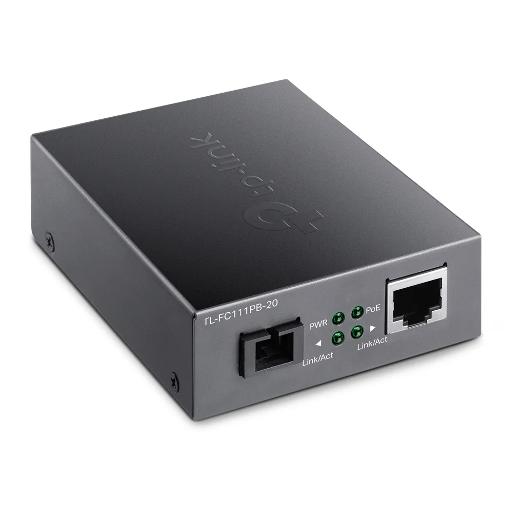 Conversor de média TP-Link TL-FC111PB-20 Fast Ethernet WDM SC monomodo PoE 20km - Imagem 2