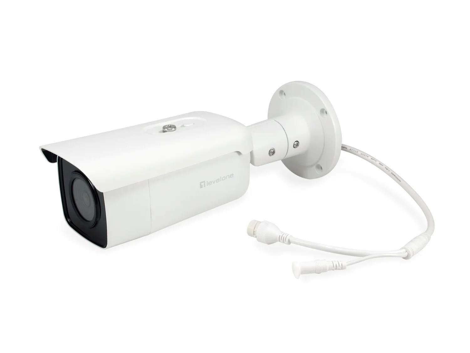 Câmara IP Bullet LevelOne FCS-5092 6MP 3200x1800 PoE H.265 WDR IR 60m IP67 Visão Noturna Exterior - Imagem 1