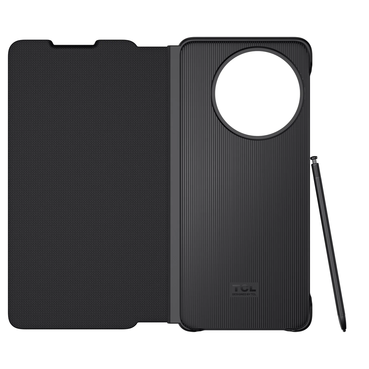 Capa tipo livro TCL 50 Pro NXTPAPER 5G com caneta cinzento escuro - Imagem 8