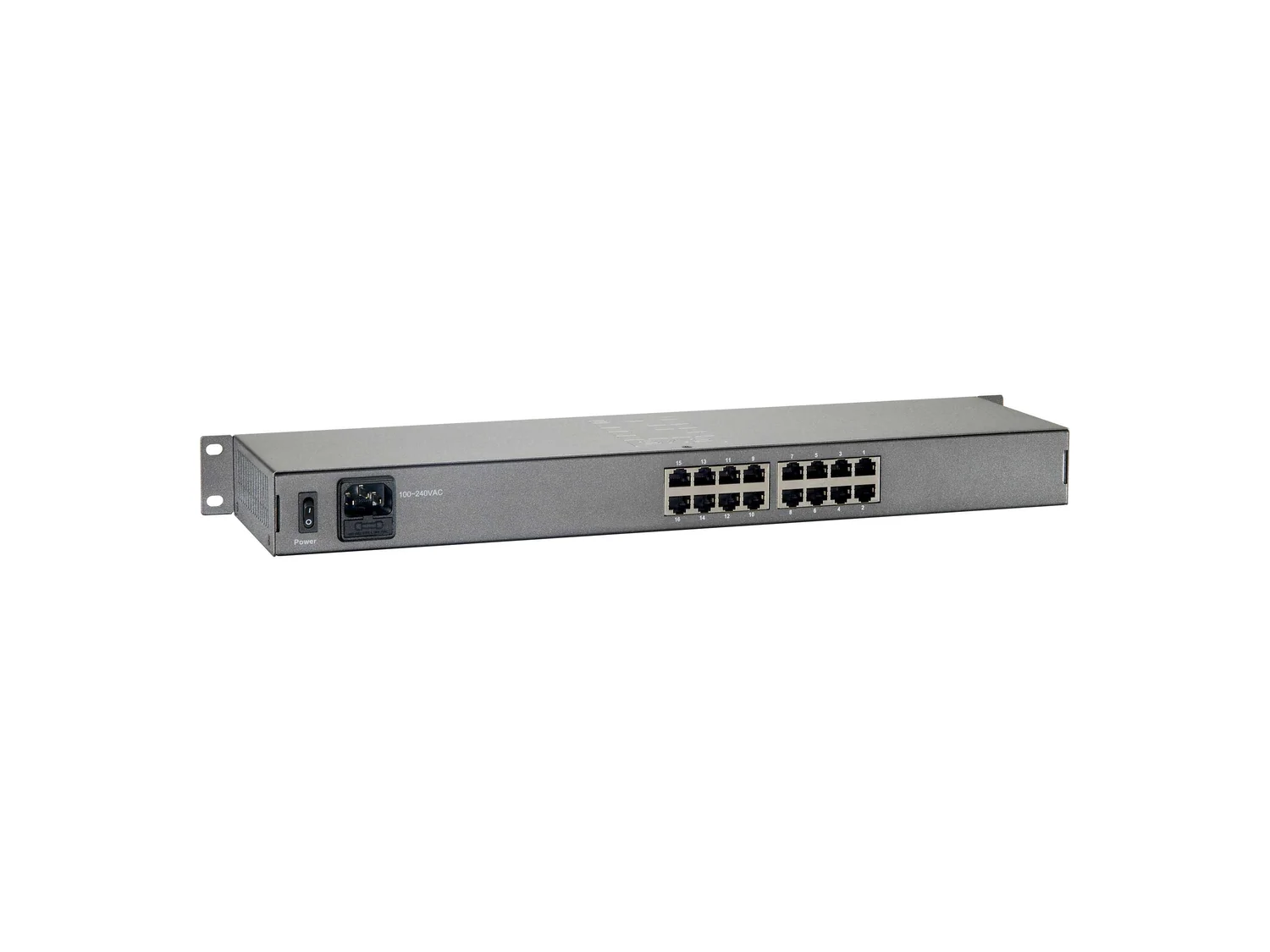 Switch LevelOne FEP-1601W150 16 Portas Fast Ethernet PoE+ 150W Rack 19" - Imagem 2