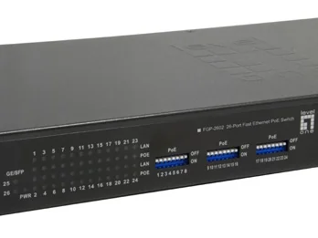 Switch PoE LevelOne FGP-2602W380 26 Portas Fast Ethernet 24x PoE+ 380W 2x SFP - Imagem 6