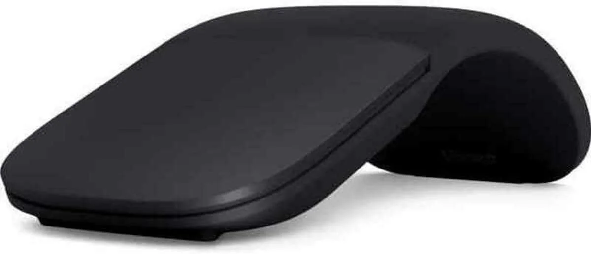Rato Sem Fios Microsoft Surface Arc Mouse Bluetooth Preto Ultra Portátil - Imagem 1