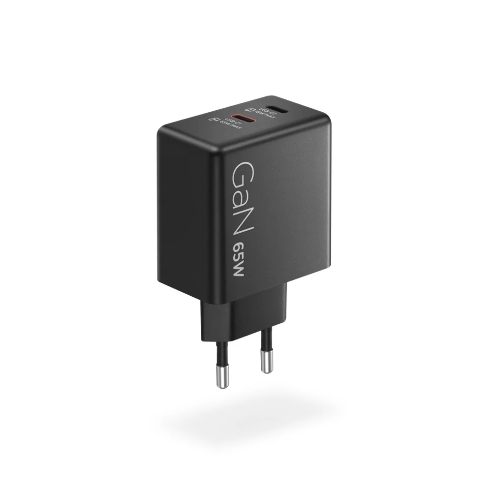 Carregador Lenovo 65W Dual USB-C GaN Universal Preto Cabo 1.5m - Imagem 3