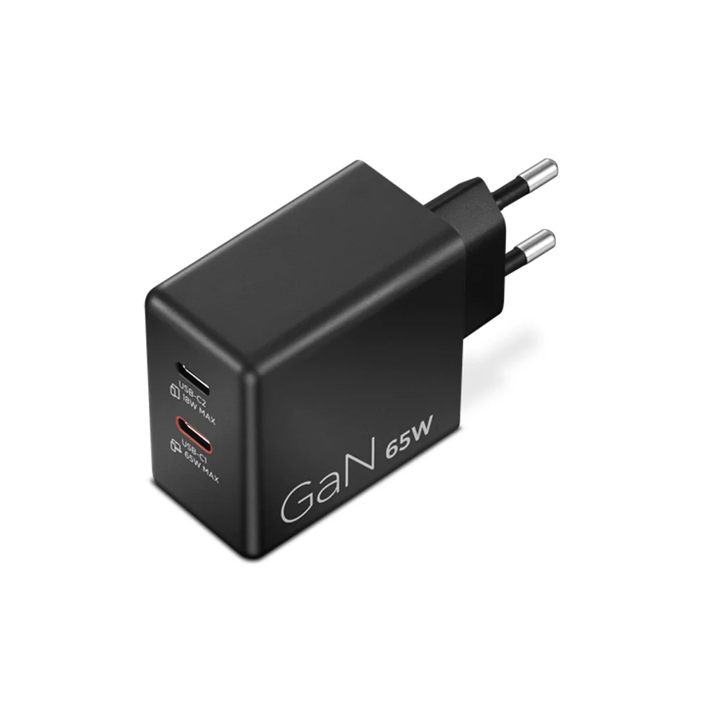 Carregador Lenovo 65W Dual USB-C GaN Universal Preto Cabo 1.5m - Imagem 7