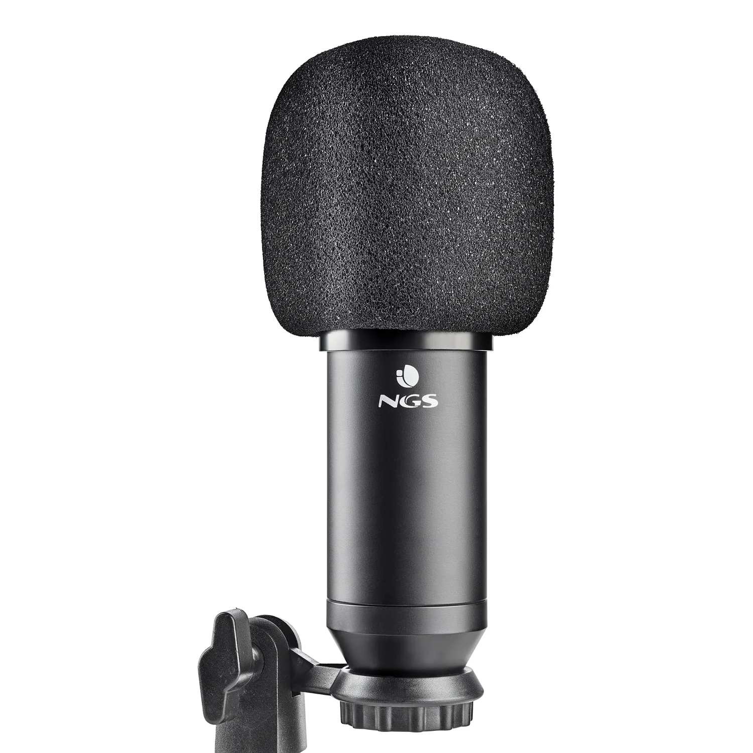 Microfone de Gravação USB NGS GMICX-110 Plug and Play com Tripé e Filtro | Preto - Imagem 9