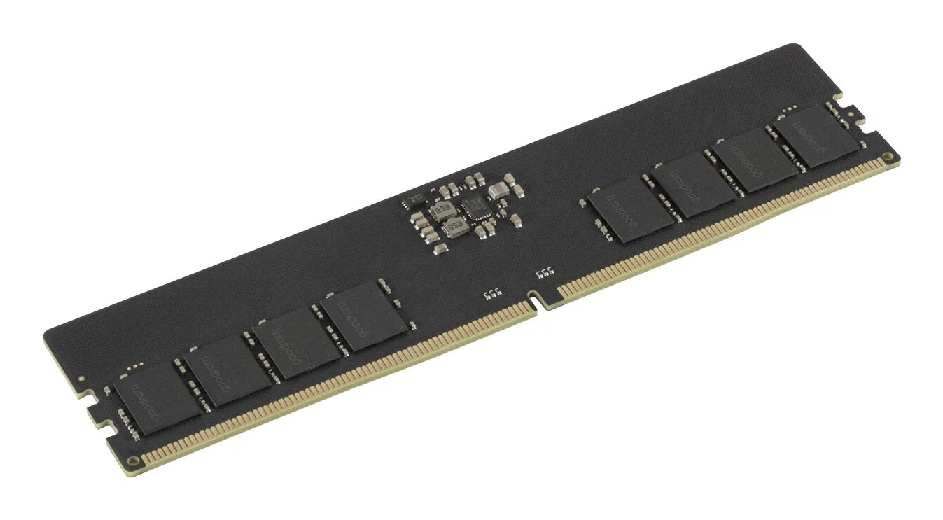 Memória RAM DIMM 16GB DDR5 5600MHz CL46 SR Goodram para PC Desktop