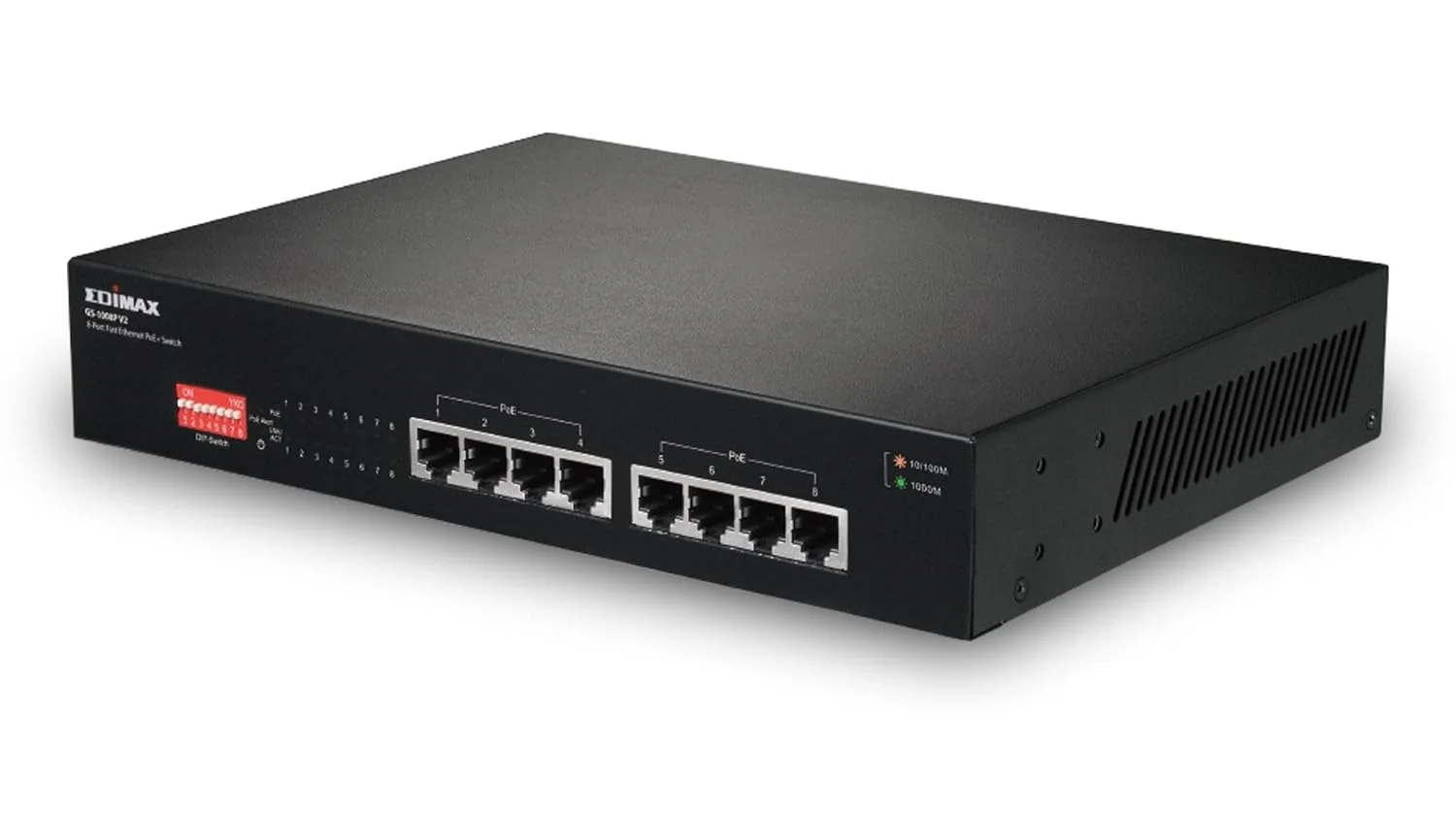Switch PoE Gigabit Edimax 8 Portas 150W 802.3at - Imagem 2