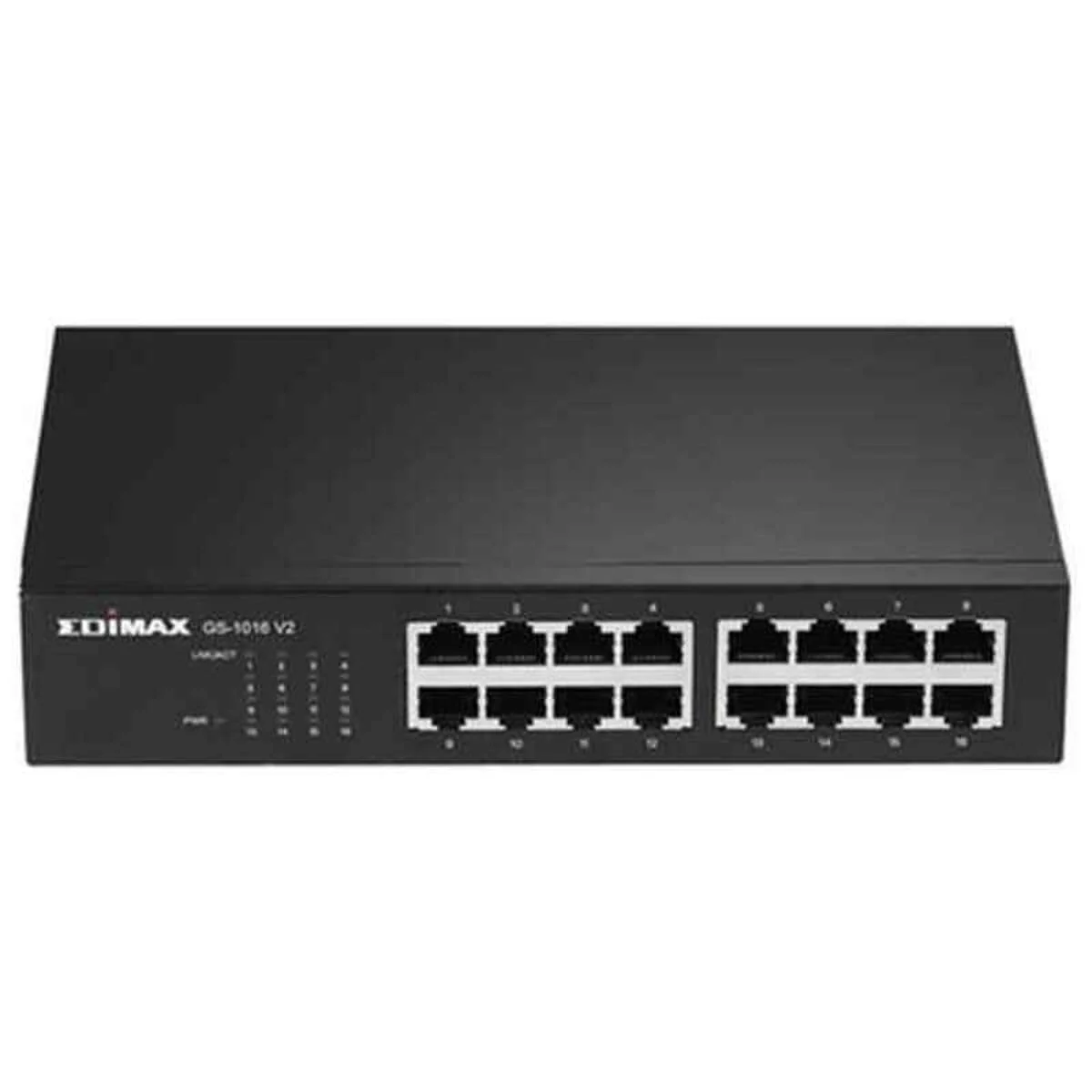 Switch de Rede Edimax GS-1016V2 16 Portas Gigabit Rack 19" Metálico - Imagem 3