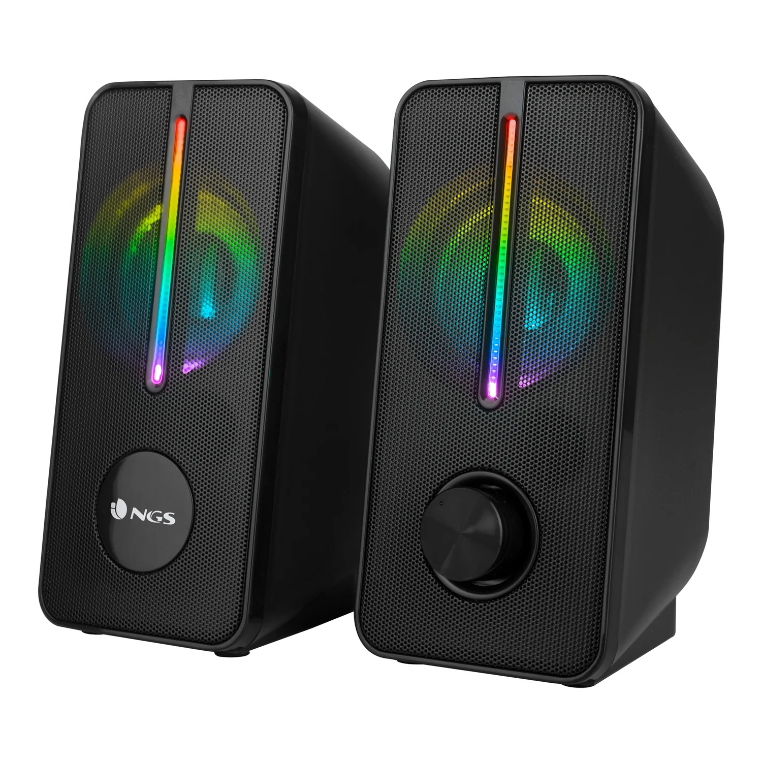 Colunas Gaming NGS GSX-150 2.0 12W RGB USB Preto