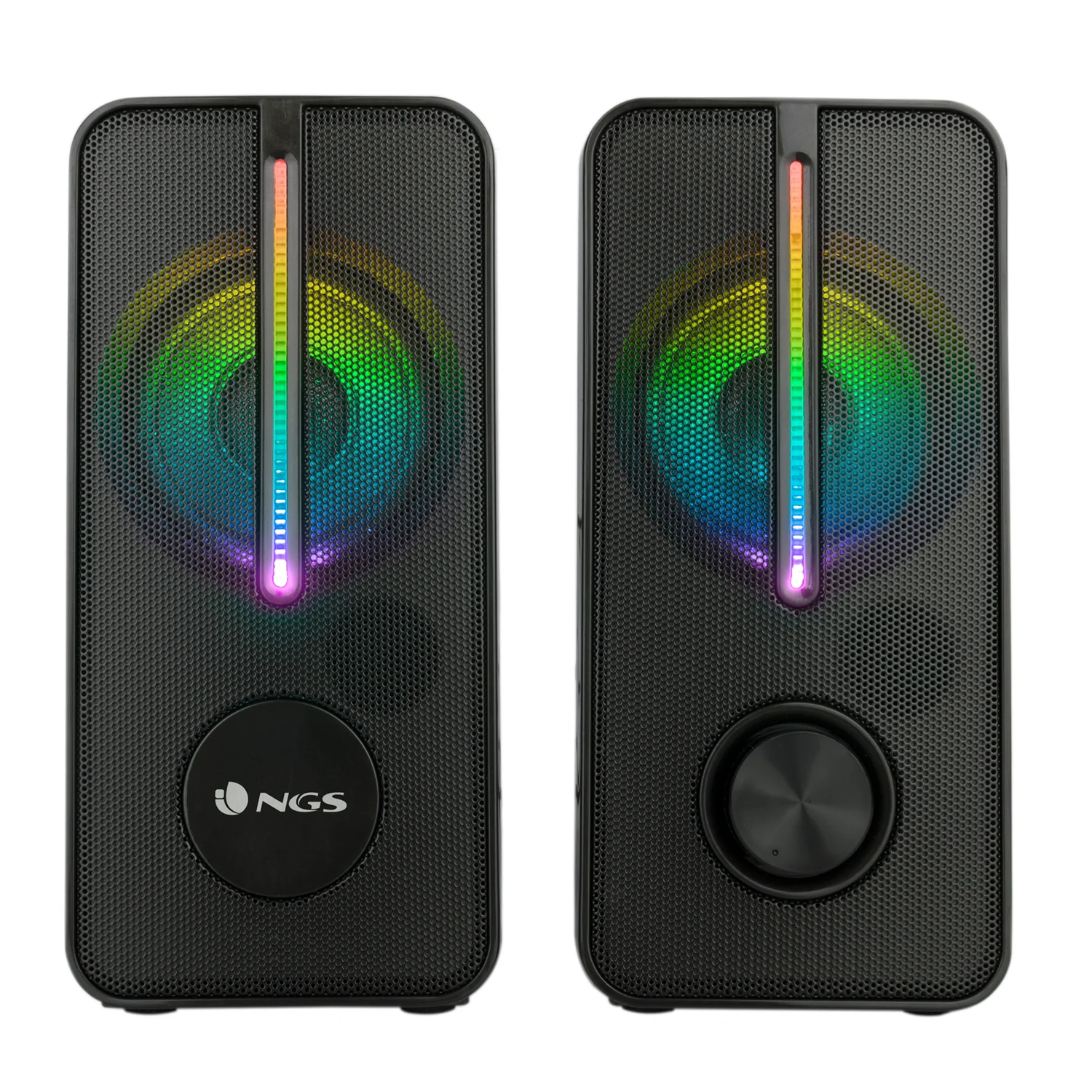 Colunas Gaming NGS GSX-150 2.0 12W RGB USB Preto - Imagem 2
