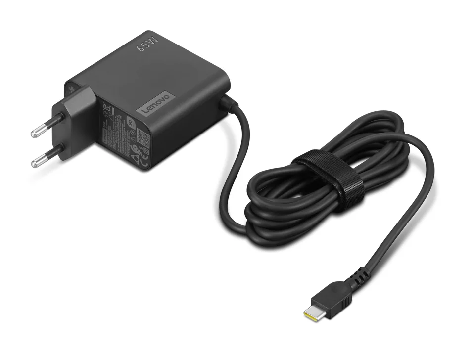 Carregador para Portátil Lenovo 65W USB-C Wall Adapter 20V Ficha EU - Imagem 2