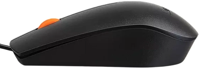 Rato com Fios Lenovo 300 USB-A 1600 DPI 3 Botões Ambidestro Preto - Imagem 3