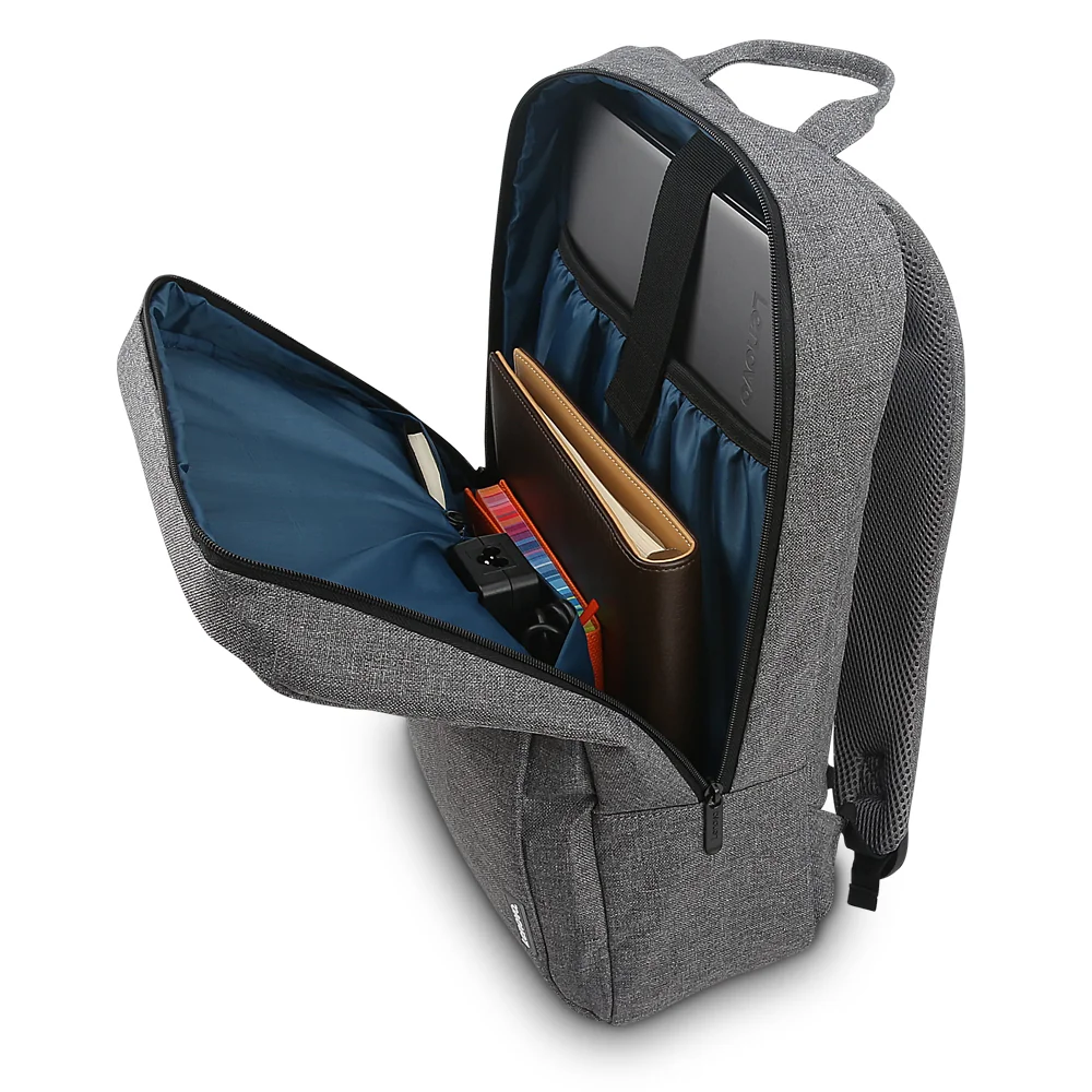 Mochila Portátil Lenovo Casual B210 15.6" Poliéster Cinzento - Imagem 5
