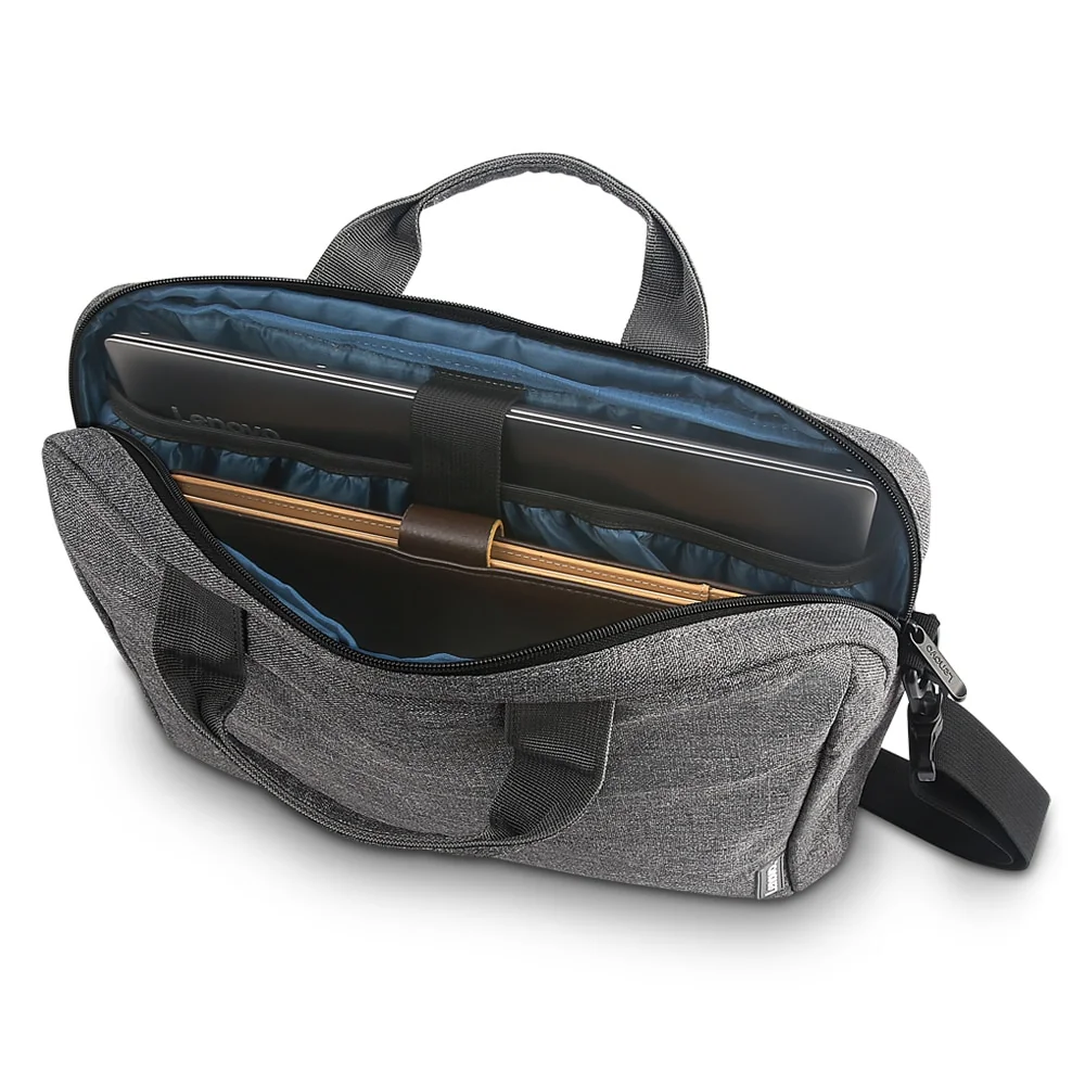 Mala para Portátil Lenovo Casual Toploader T210 15.6" Cinzento Poliéster - Imagem 3
