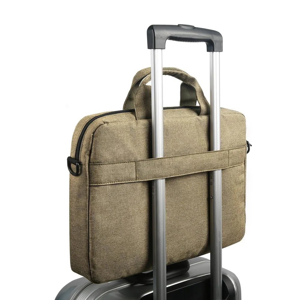 Mala para Portátil Lenovo Casual Toploader T210 15.6" Verde - Alça Amovível - Imagem 5