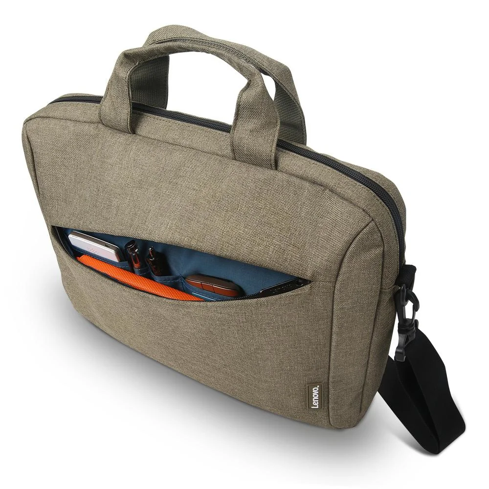 Mala para Portátil Lenovo Casual Toploader T210 15.6" Verde - Alça Amovível - Imagem 6
