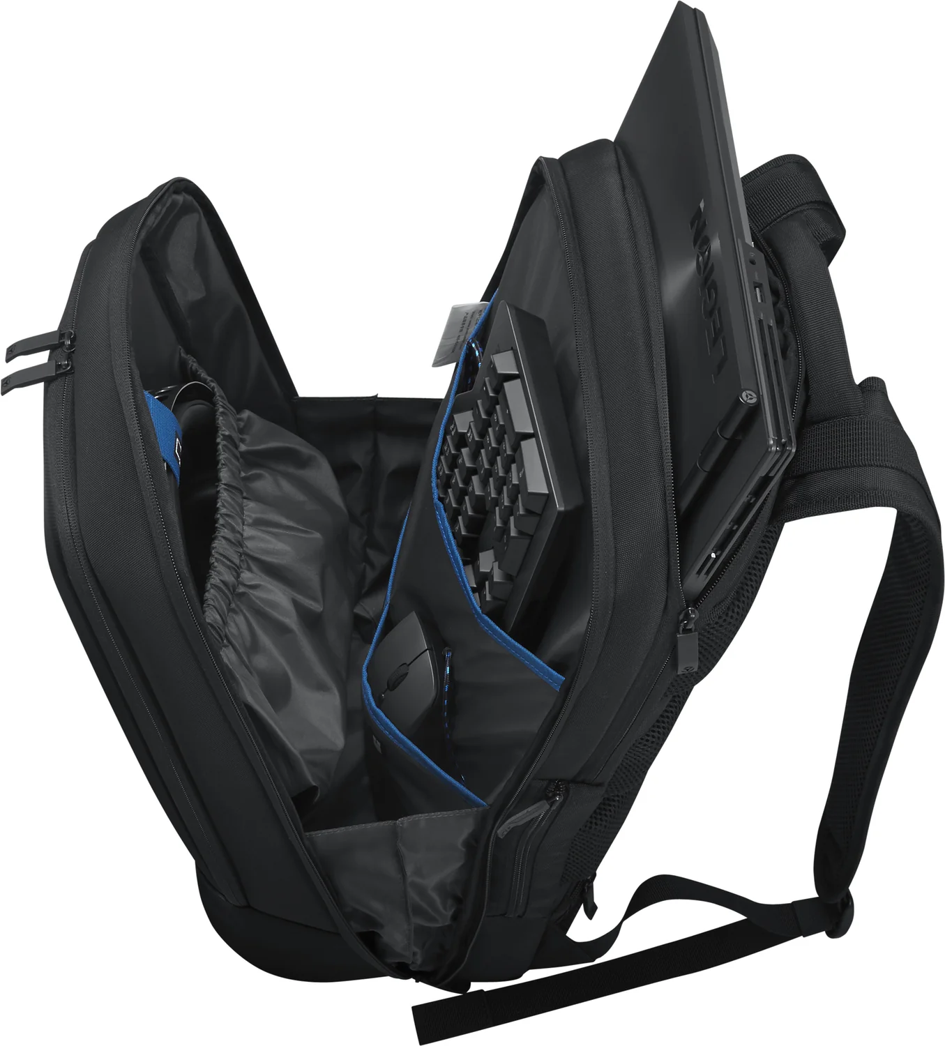 Mochila Lenovo Gaming Armored Backpack II para Portátil até 17.3" Preto Resistente à Água - Imagem 7