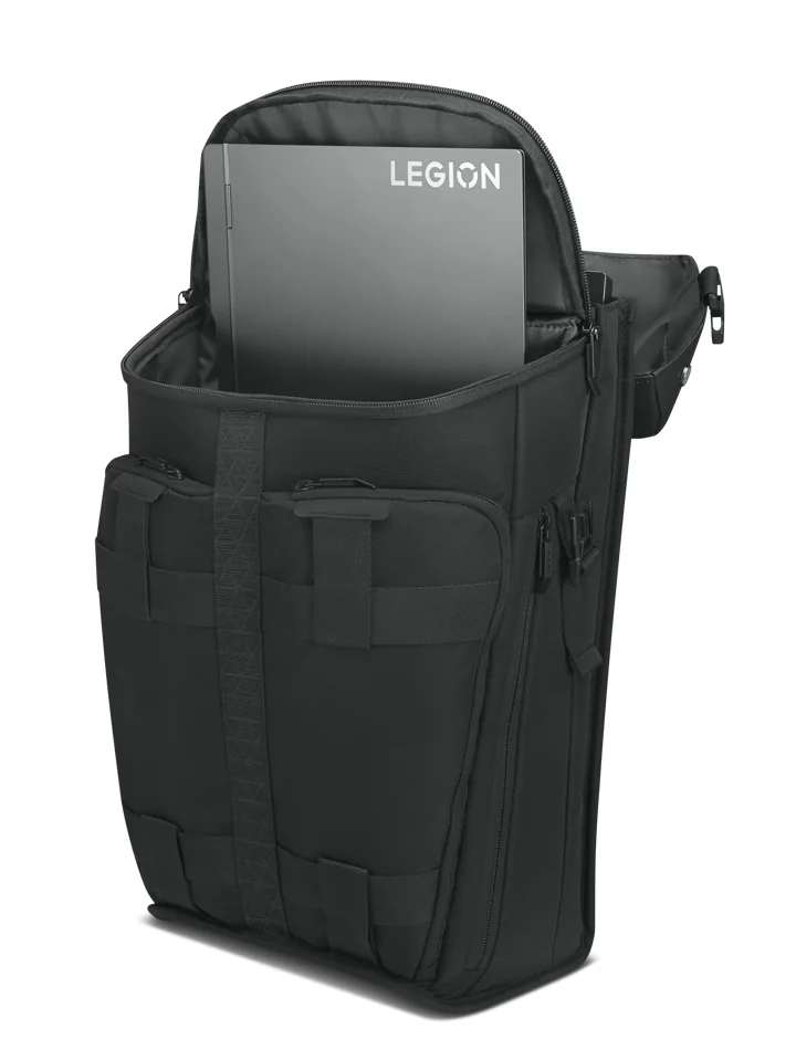 Mochila para portátil Lenovo Legion Active Gaming 17,3 polegadas preta resistente à água - Imagem 5