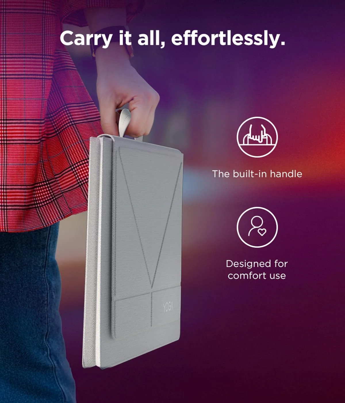 Bolsa Lenovo Yoga Tote Sleeve para Portátil 14" Seashell - Imagem 4