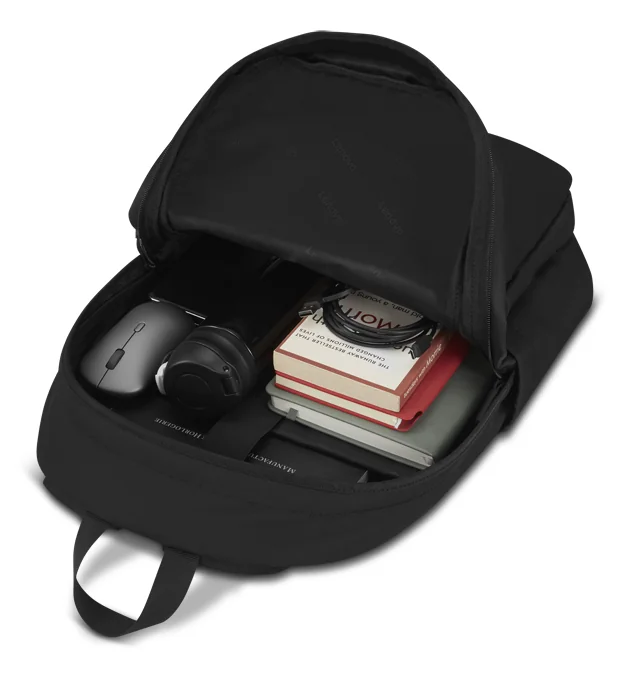 Mochila Lenovo Commuter Backpack B10 16" Poliéster Preto Resistente à Água - Imagem 8