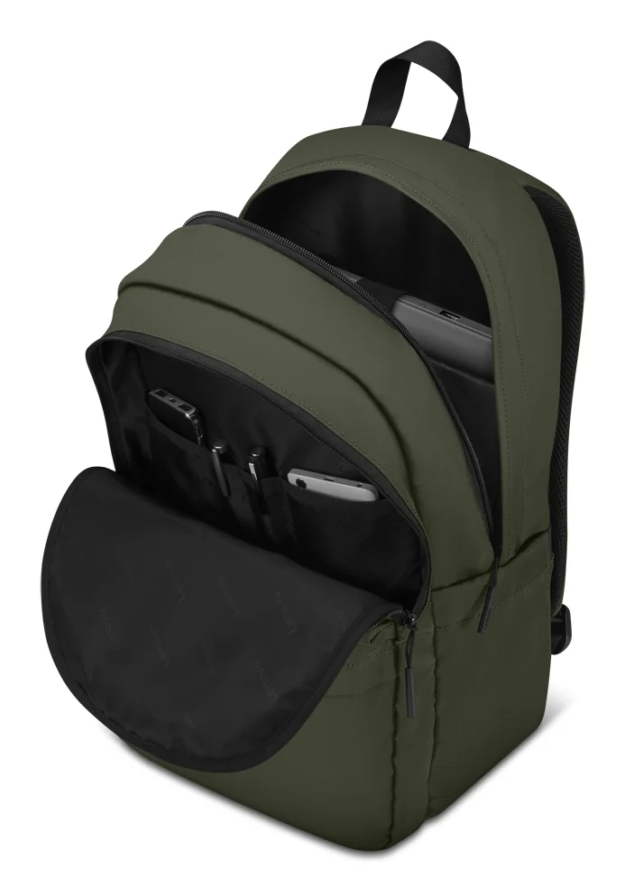 Mochila Lenovo Commuter Backpack B10 para Portátil até 16'' Verde Resistente à Água 24L - Imagem 3