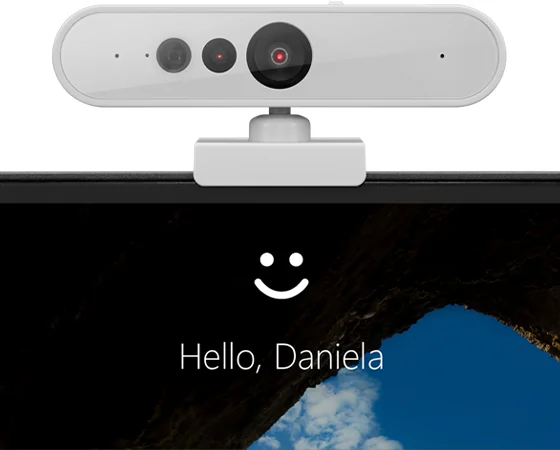 Webcam Full HD Lenovo 510 2,8 MP USB-C com microfone duplo e rotação 360° - Cinzento - Imagem 6