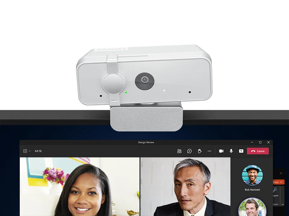 Webcam Lenovo 310 FHD 1080p USB com Microfone Estéreo e Obturador de Privacidade Branca - Imagem 7