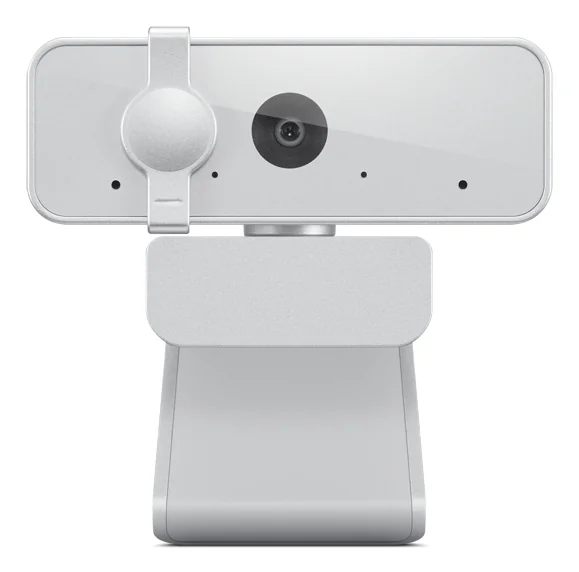 Webcam Lenovo 310 FHD 1080p USB com Microfone Estéreo e Obturador de Privacidade Branca