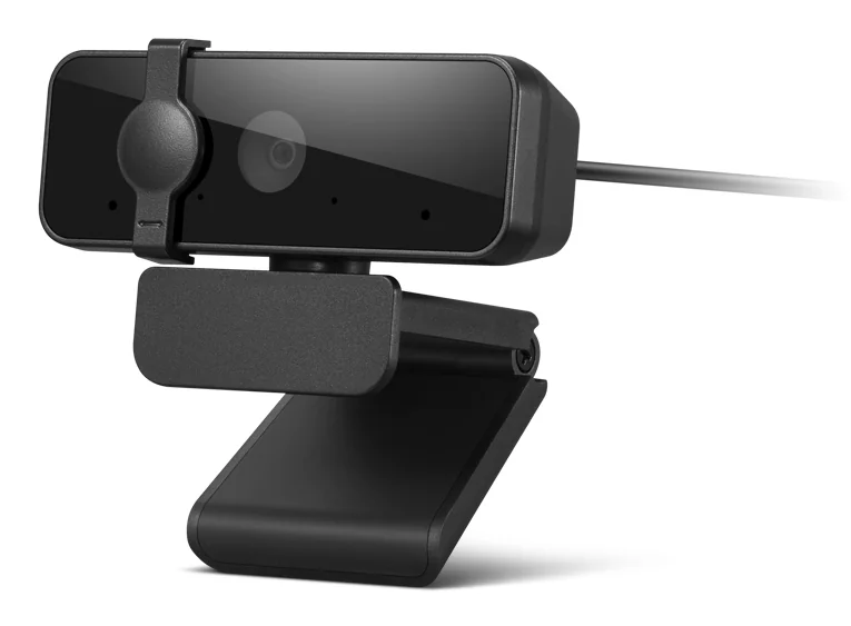 Webcam Lenovo 310 FHD 1080p USB com Microfones Duplos e Obturador Preta - Imagem 2