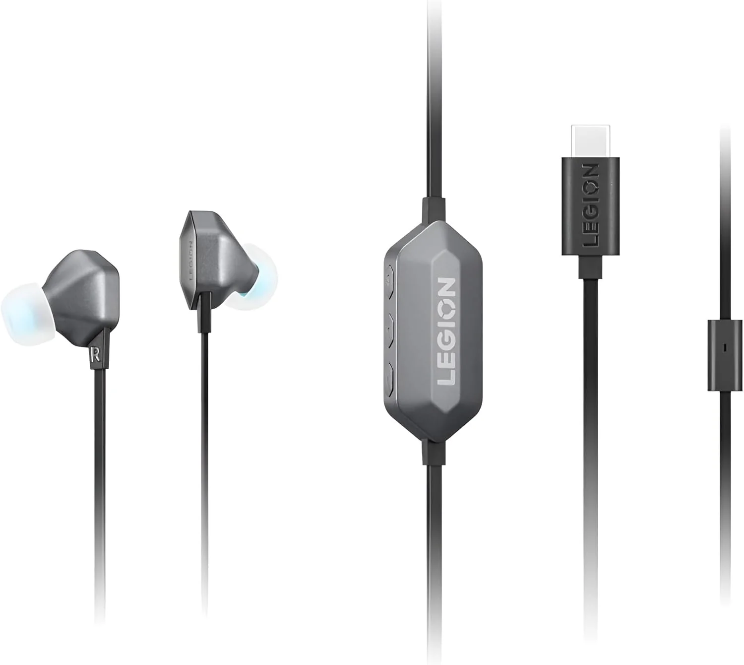 Auriculares Gaming Lenovo Legion E510 7.1 RGB USB-C Intra-auriculares - Imagem 2