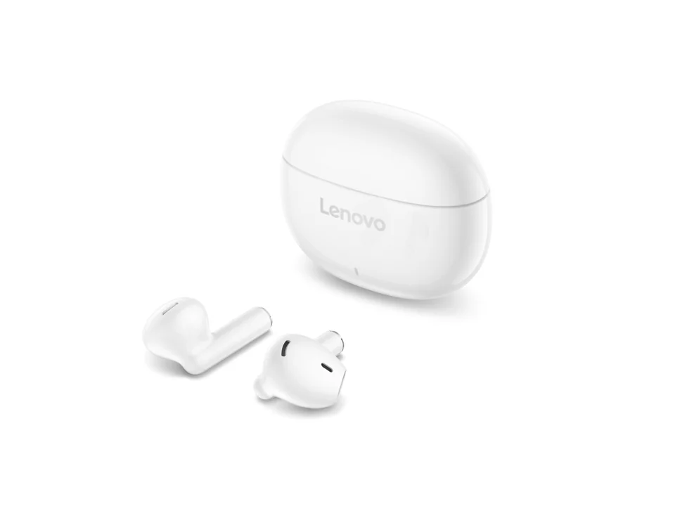 Auriculares Bluetooth Lenovo E310 True Wireless Branco, Bluetooth 5.3, 5h Bateria - Imagem 2