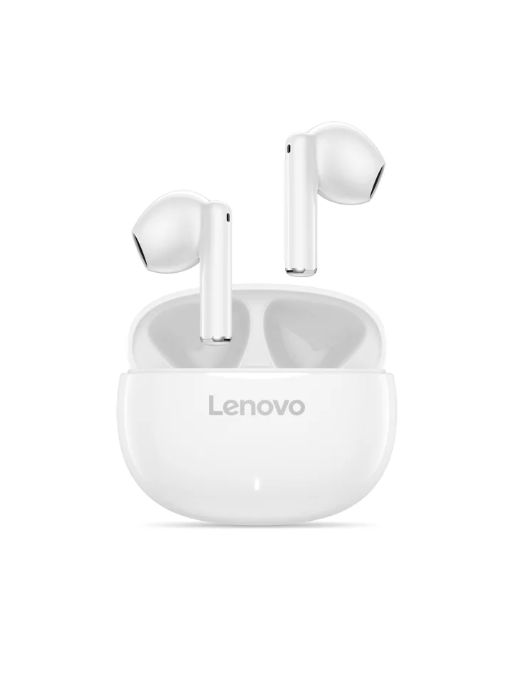 Auriculares Bluetooth Lenovo E310 True Wireless Branco, Bluetooth 5.3, 5h Bateria