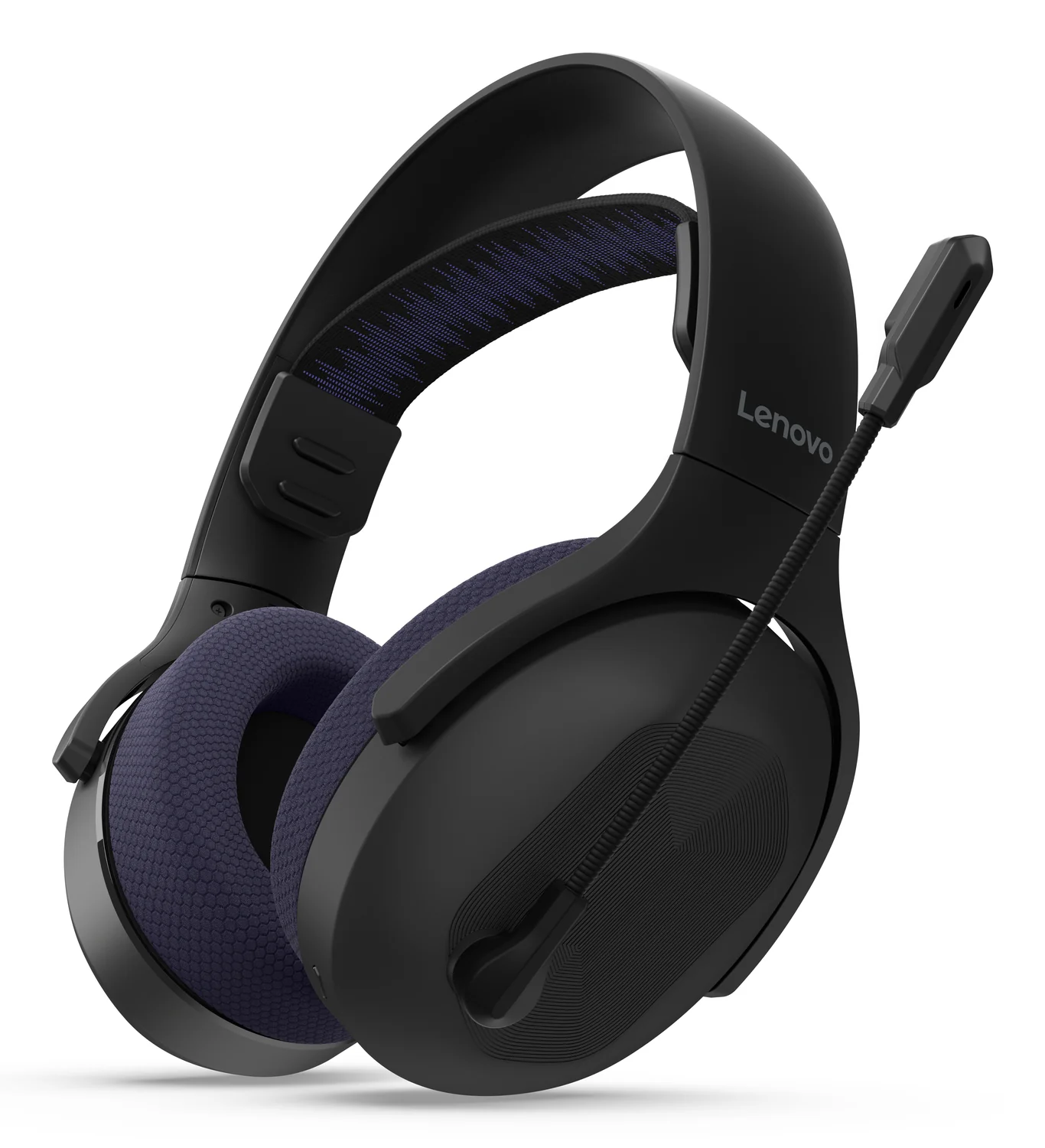 Auscultadores Gaming Lenovo Legion H410 Wireless Bluetooth 5.2 USB-C Preto/Roxo - Imagem 11