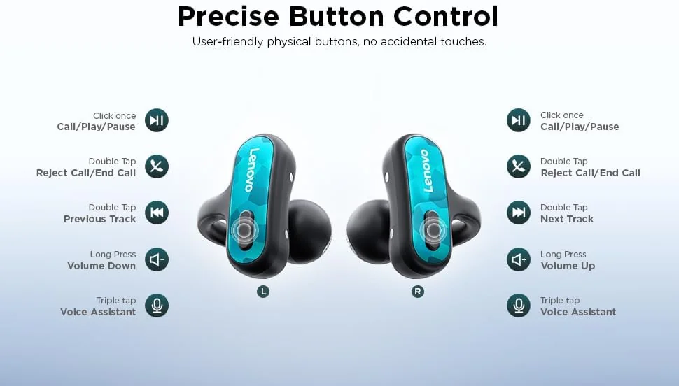 Auriculares Lenovo X500 Open-Ear Clip-On Design Ergonómico Preto - Imagem 12