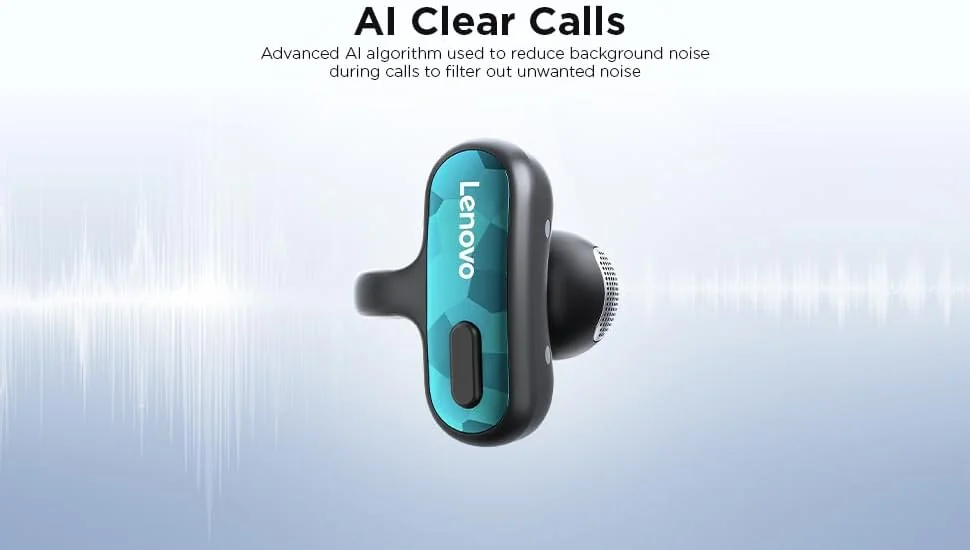 Auriculares Lenovo Open-Ear Clip-On X500 Branco - Imagem 10