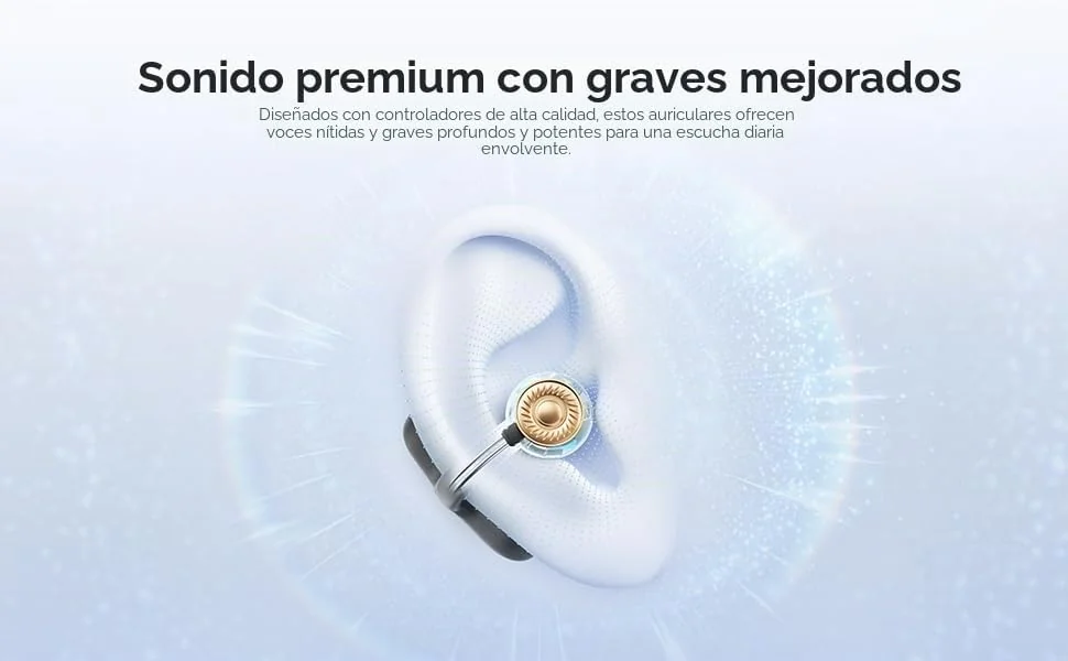Auriculares Lenovo X500 Open-Ear Clip-On Rosa - Imagem 16