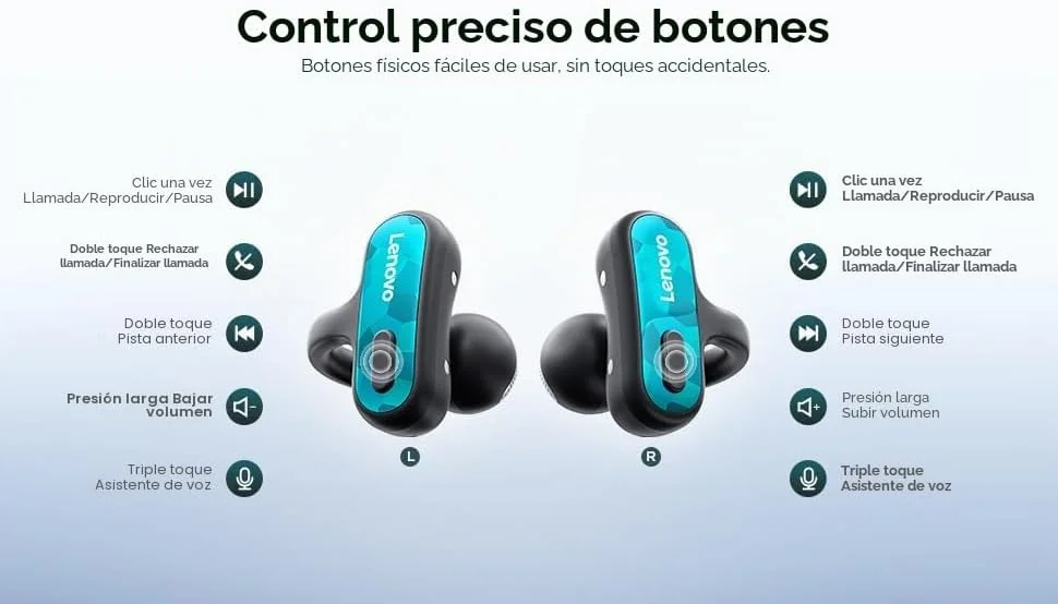 Auriculares Lenovo X500 Open-Ear Clip-On Rosa - Imagem 12