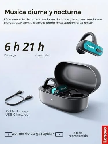 Auriculares Lenovo X500 Open-Ear Clip-On Rosa - Imagem 7