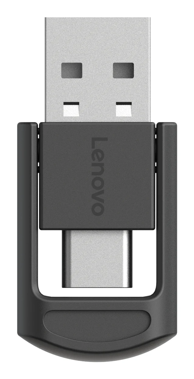 Comando Apresentações Lenovo Laser Recarregável Bluetooth/RF USB Preto - Imagem 2