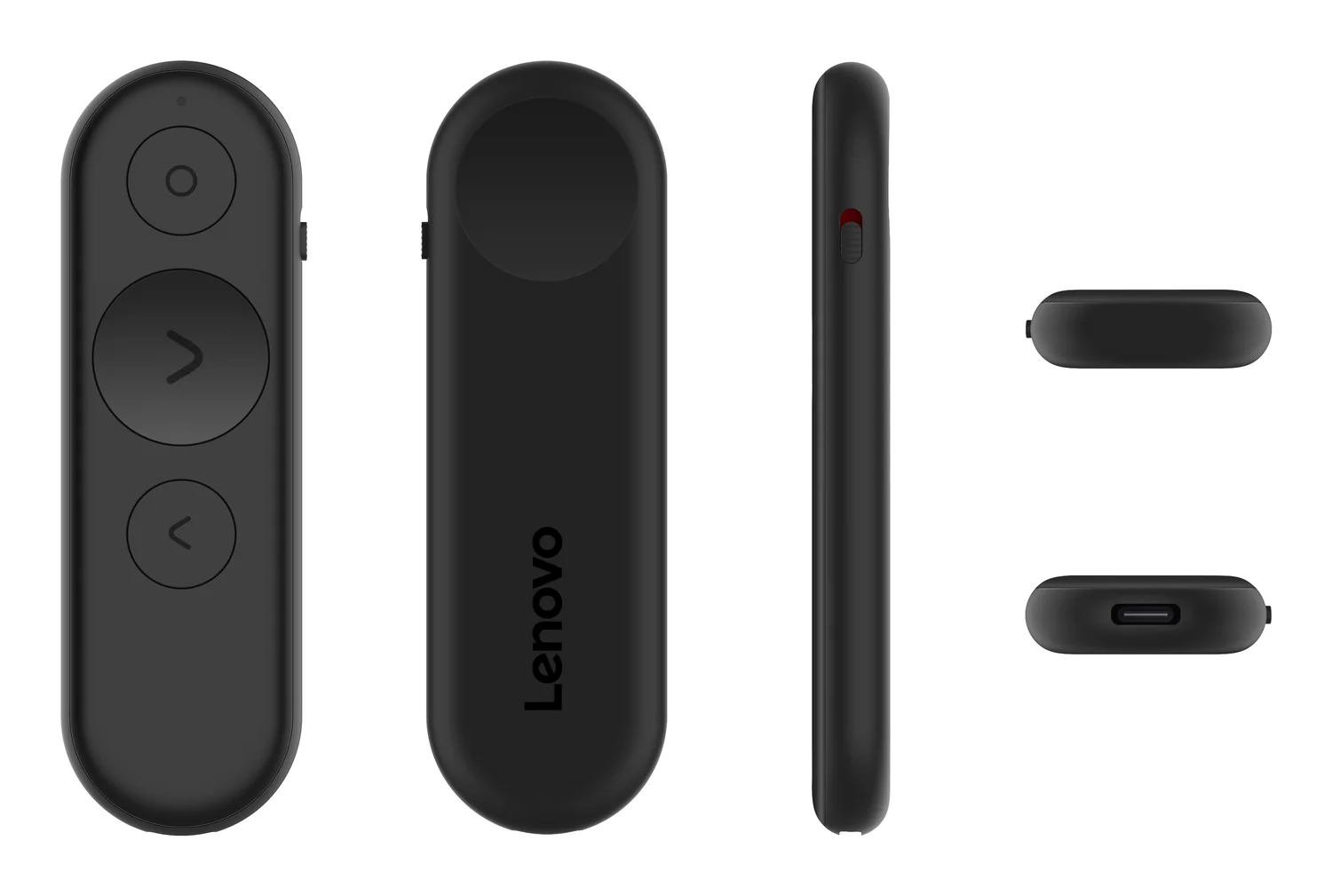 Comando de Apresentação Lenovo Portátil Recarregável Bluetooth 5.3 RF Preto - Imagem 3