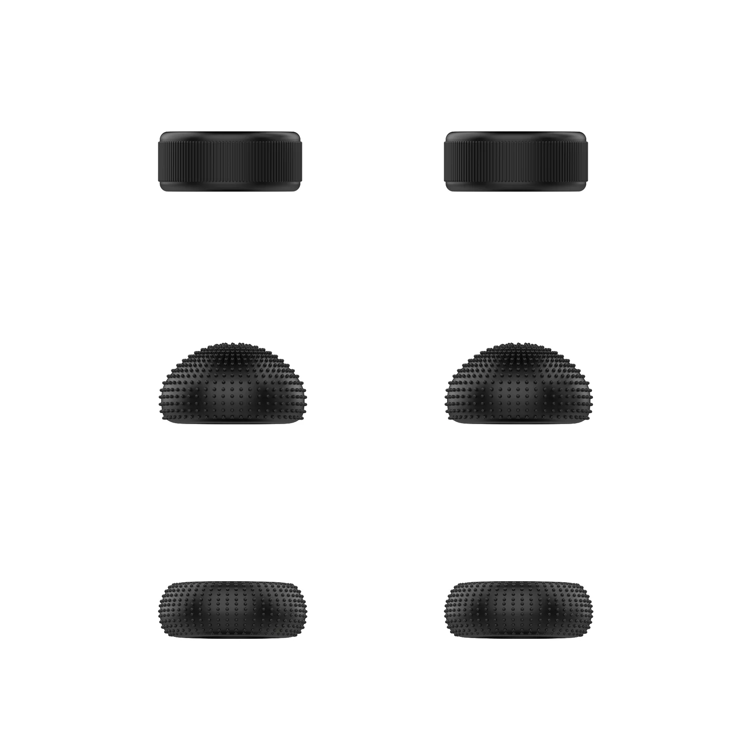Tampas de Joystick Lenovo Legion Go Eclipse Black (6 unidades, silicone) - Imagem 1