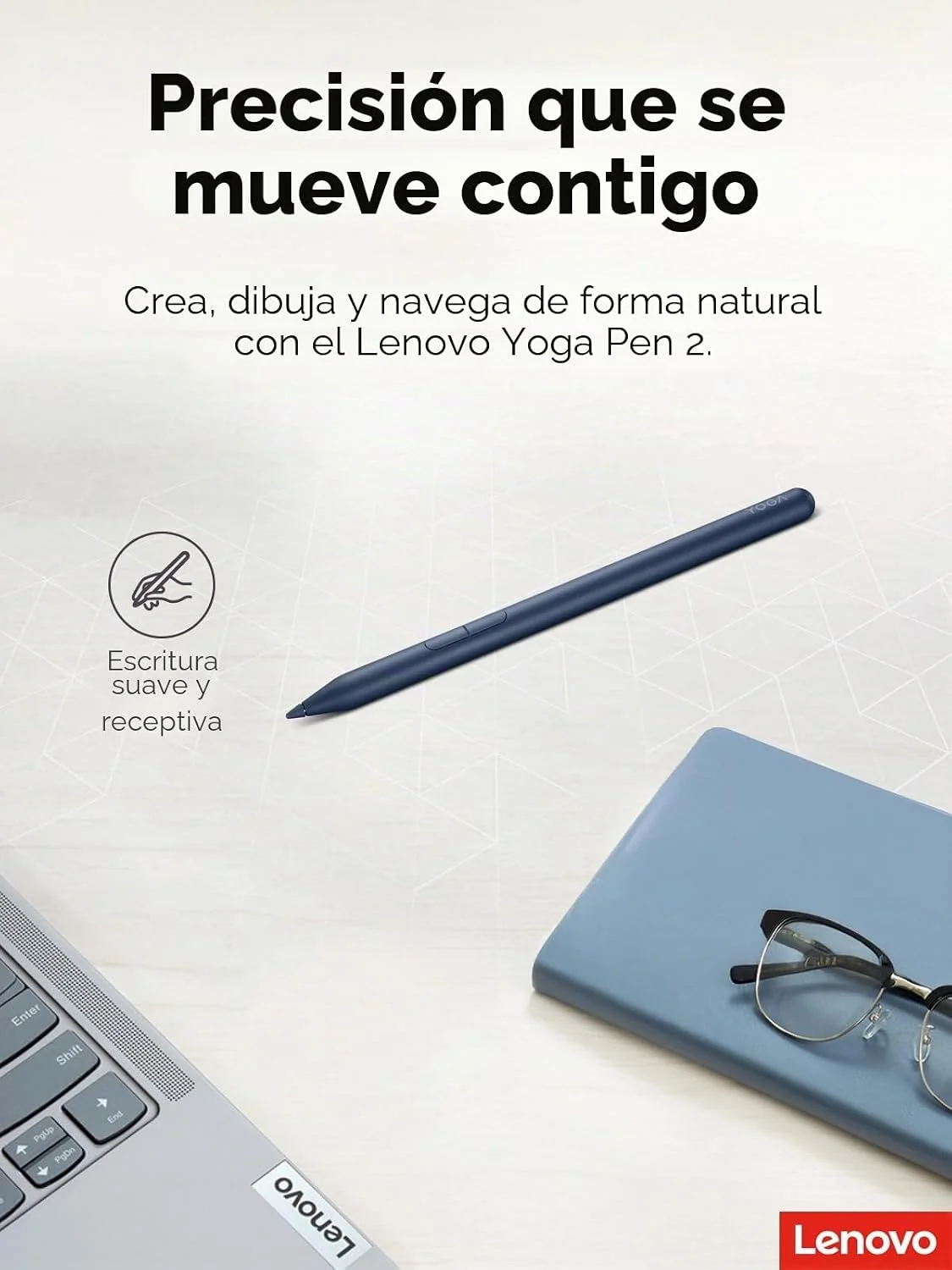 Caneta Digital Lenovo Yoga Pen 2 com Estojo Azul Cósmico - Imagem 2