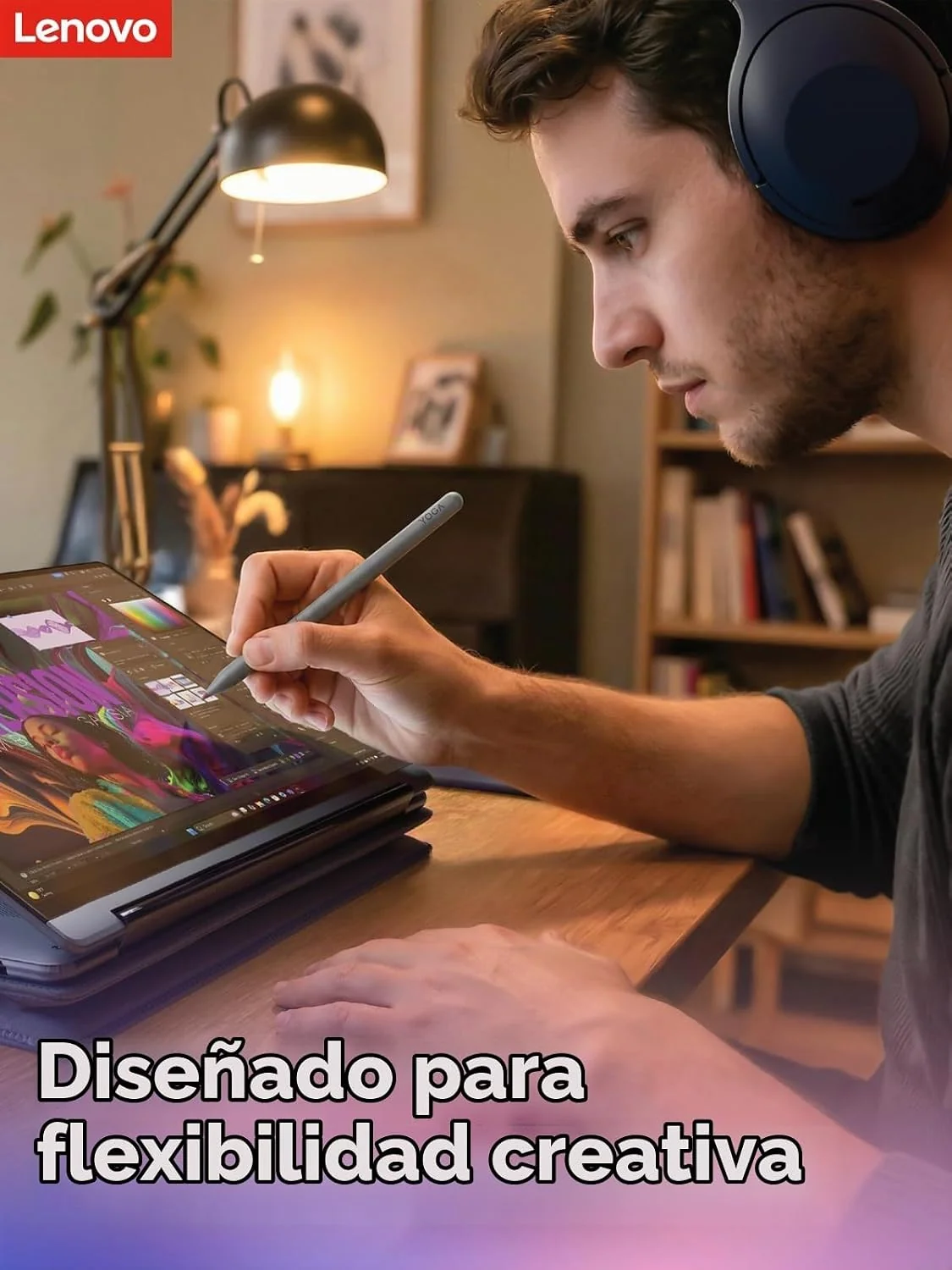Caneta Digital Lenovo Yoga Pen 2 com Estojo de Proteção Cinza Luna - Imagem 6