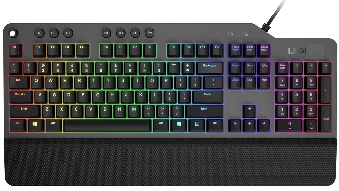 Teclado mecânico gaming Lenovo Legion K500 RGB USB layout português