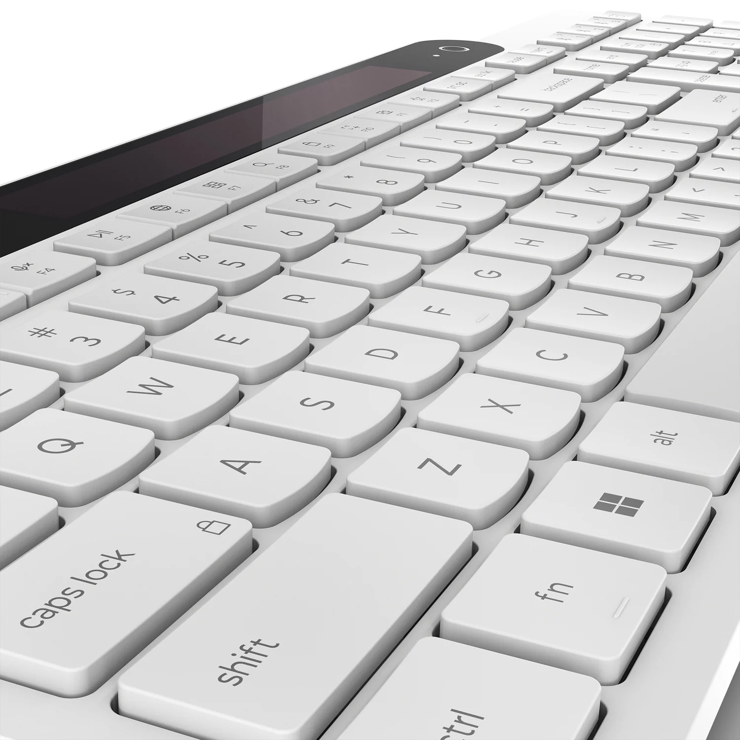 Teclado Bluetooth Lenovo 800 auto-carregável energia solar tamanho completo layout PT - Branco - Imagem 11