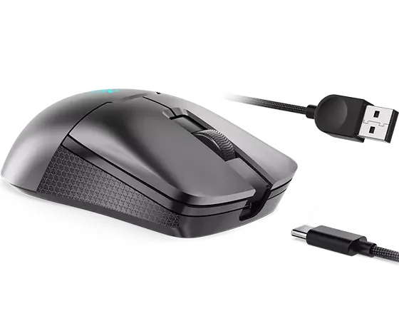 Rato Gaming Lenovo Legion M600s Qi Wireless Bluetooth 19000 DPI Cinzento - Imagem 4