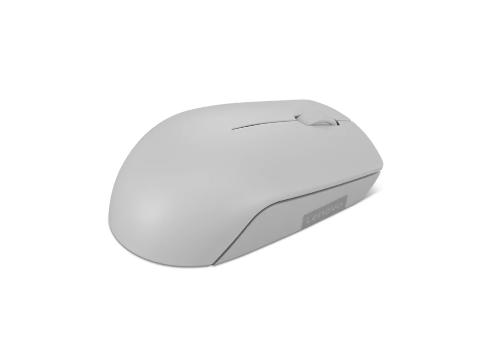 Rato sem fios compacto Lenovo 300 Wireless 1000 DPI ambidestro (Arctic Grey) - Imagem 5